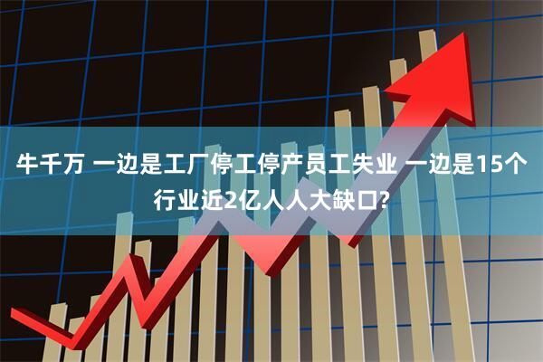 牛千万 一边是工厂停工停产员工失业 一边是15个行业近2亿人人大缺口?