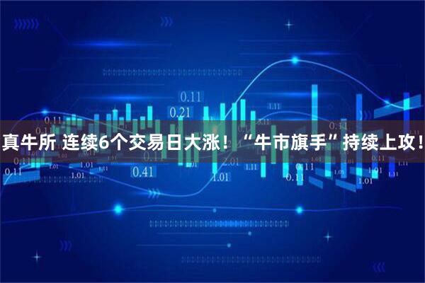真牛所 连续6个交易日大涨！“牛市旗手”持续上攻！