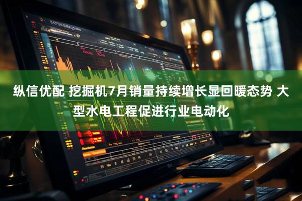 纵信优配 挖掘机7月销量持续增长显回暖态势 大型水电工程促进行业电动化