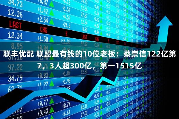 联丰优配 联盟最有钱的10位老板：蔡崇信122亿第7，3人超300亿，第一1515亿