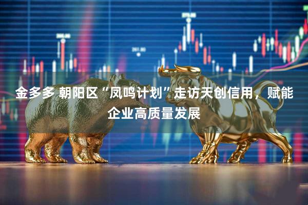 金多多 朝阳区“凤鸣计划”走访天创信用，赋能企业高质量发展